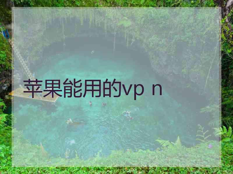 苹果能用的vp n