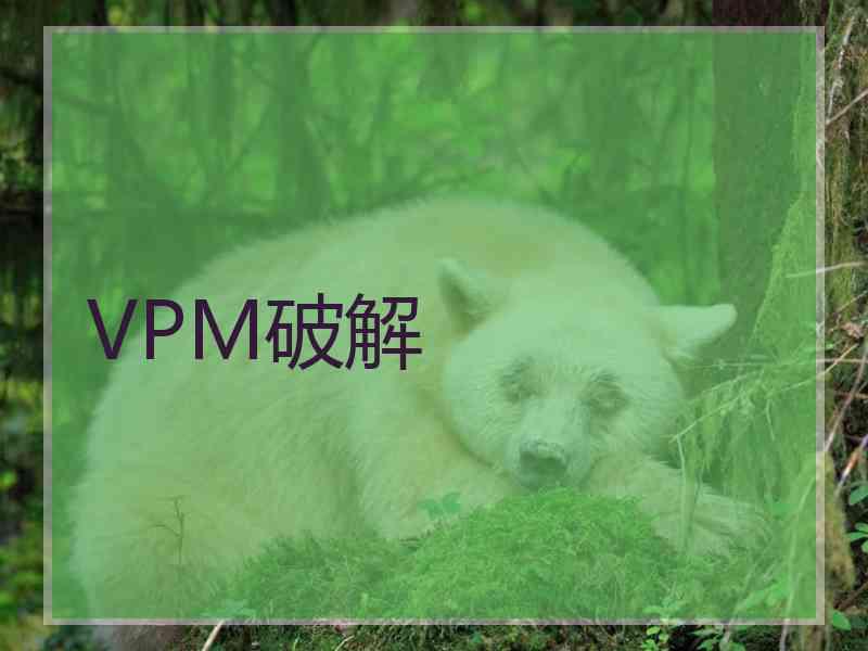 VPM破解