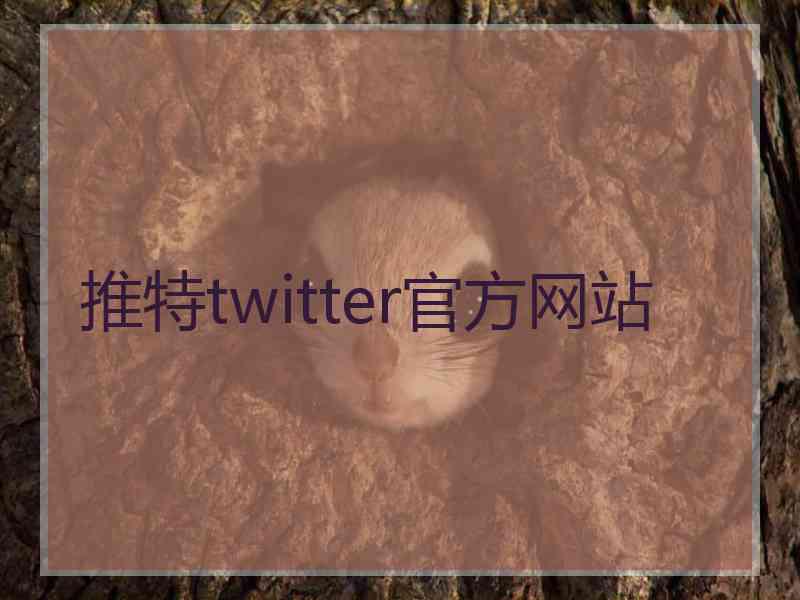 推特twitter官方网站