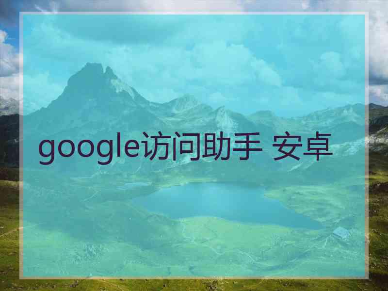 google访问助手 安卓