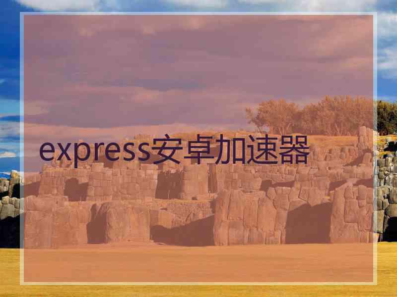 express安卓加速器