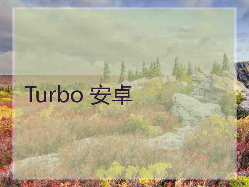 Turbo 安卓