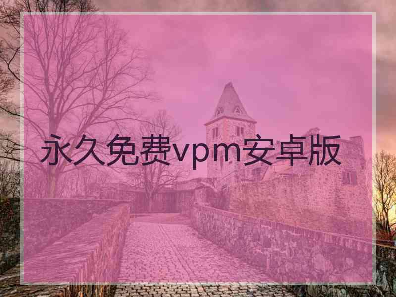 永久免费vpm安卓版