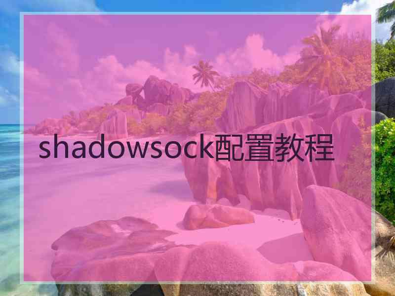 shadowsock配置教程