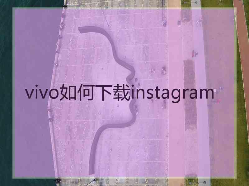 vivo如何下载instagram